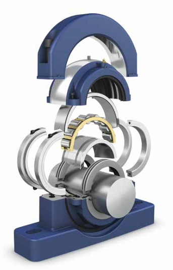 二つ割りローラベアリング