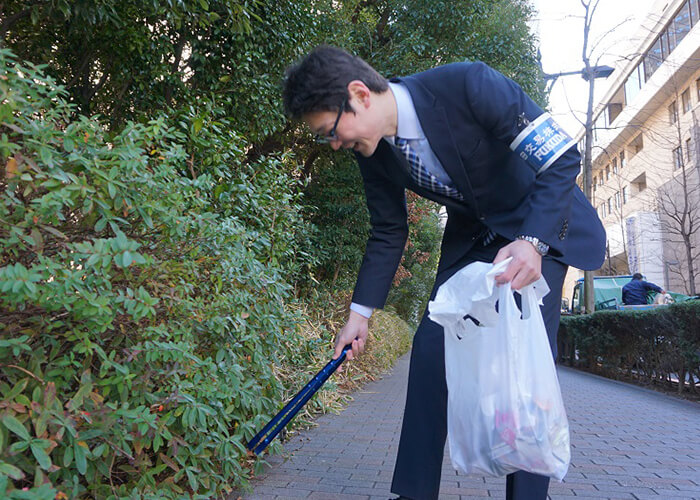 清掃活動の様子