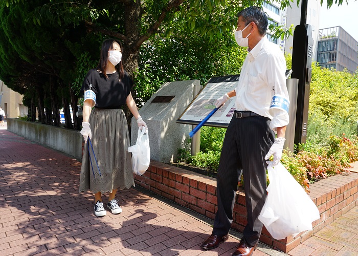 清掃活動の様子