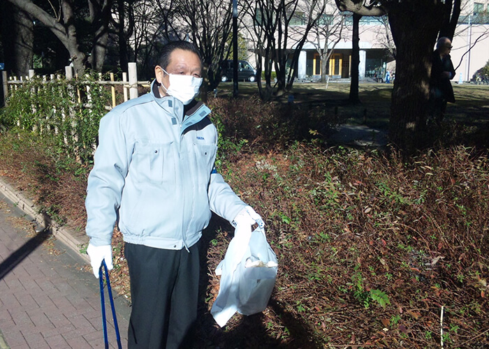 清掃活動の様子